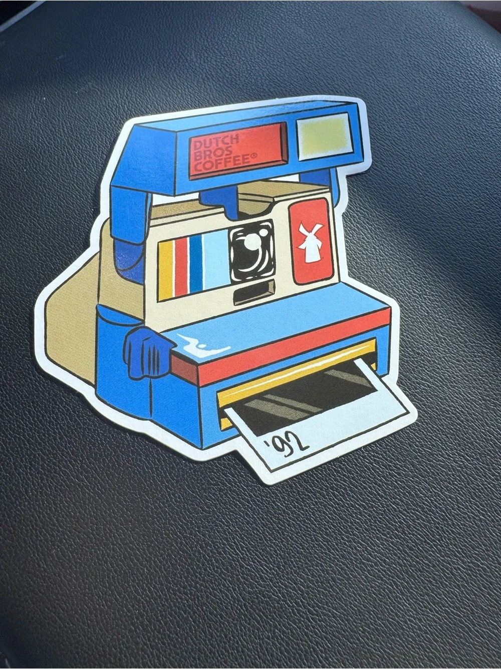 Dutch Bros durable vinyl